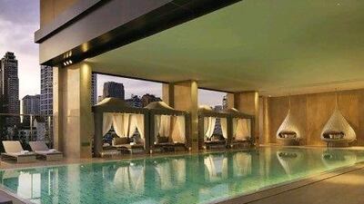 The pool and terrace on the fourth floor. Courtesy of ONYX Hospitality