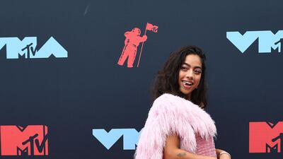 Kiana Lede arrives at the MTV Video Music Awards on Monday, August 26. AFP