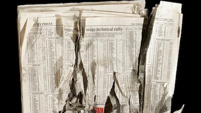 Newspaper 1 (1994). Courtesy Peter Kennard