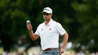 Adam Scott got married in a very quiet affair and came back to win the Colonial title in Fort Worth, Texas. Scott Halleran / Getty Images