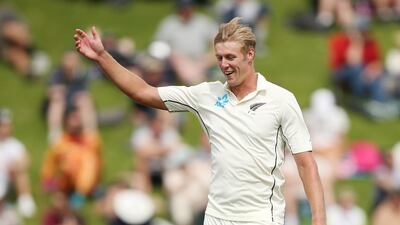 New Zealand's Kyle Jamieson dismissed Virat Kohli on Friday. Reuters
