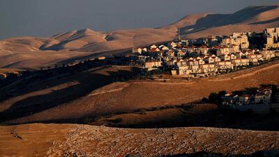 This picture taken on August 6, 2019 shows the the Israeli settlement of Maale Adumim in the occupied West Bank on the outskirts of Jerusalem. AFP