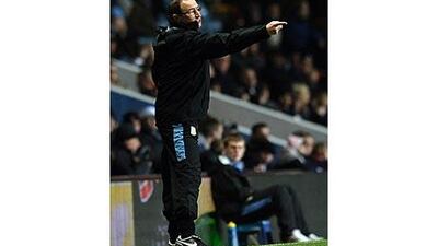 Martin O'Neill can win his first trophy with Aston Villa.