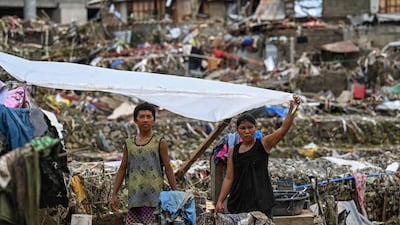 Damaged in Talisay. AFP