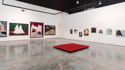 Artworks on display as part of Domestic Affairs. Courtesy Gallery Isabelle van den Eynde