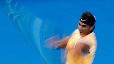 Rafael Nadal in action. Reuters
