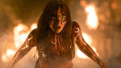 Chloe Grace Moretz in Carrie. Metro-Goldwyn-Mayer Pictures Inc and Screen Gems, Inc. MrX FX / AP Photo