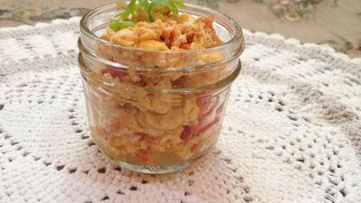 Eggs with tomatoes (Photo by Sarah Khamis)