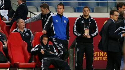 Eden Hazard and John Terry are doubts for the Europa League final. Matt Dunham / AP Photo