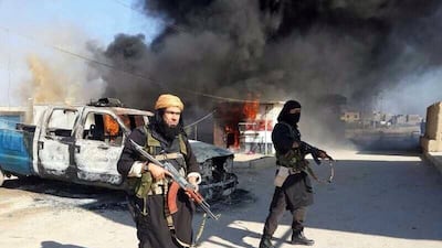 ISIS fighters pictured in 2014. The accused is alleged to have joined the extremists in Syria. AP