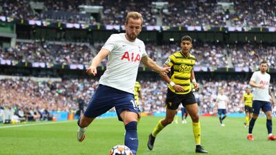 Harry Kane - 7: Chipped poor effort over bar after 10 minutes and can have no complaints about booking for foul on, inevitably, Sarr just before break. Teed-up chance for Alli in second half that teammate should have finished. Denied certain goal by toe of Troost-Ekong and had shot on turn well saved by Bachmann. Getty