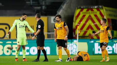 SUB: Ruben Neves, 6 - Replaced the superb Podence for the final 20 minutes as Wolves switched to a more robust shape to preserve their advantage, but he didn;’t see much of the ball in truth. Reuters