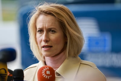 Kaja Kallas warned conflict in the Middle East could resume. EPA