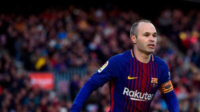 Barcelona's Spanish midfielder Andres Iniesta is one of the key players Chelsea should be concerned about according to the London club's midfielder Cesc Fabregas. Josep Lago / AFP Photo