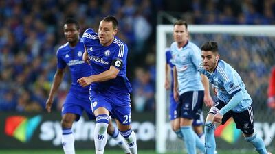 John Terry of Chelsea controls the ball during the international friendly match between Sydney FC and Chelsea FC at ANZ Stadium on June 2, 2015 in Sydney, Australia. (Photo by Matt King/Getty Images)