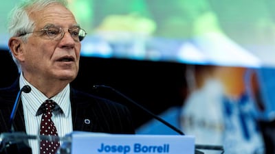 Josep Borrell says the E3 move is not designed to reimpose sanctions. AFP