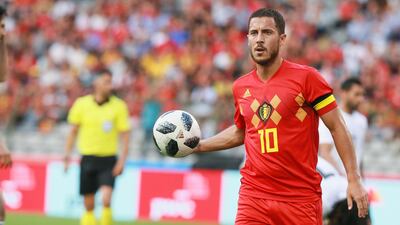 Eden Hazard is confident that Belgium can make a big impact at the World Cup. Stephanie Lecocq / EPA