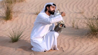 Omar Humaid Al Hameli, a specialist in animal conservation at the Environment Agency – Abu Dhabi