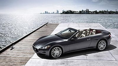 The GranCabrio, Maserati's first four-seater convertible.
