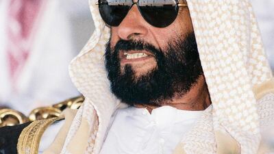 The Late Sheikh Zayed bin Sultan.