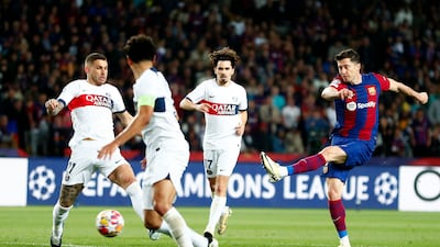 Missed one big chance in each half - drilled over bar in the first and then saw low shot saved by Donnarumma in second. Guilty of pathetic attempt to block Vitinha’s strike ahead of PSG’s second. AP