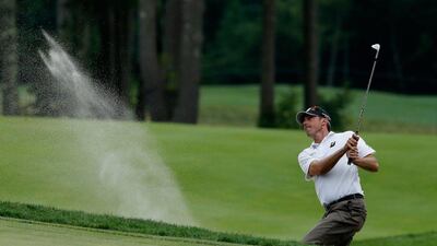 Matt Kuchar - age: 36; Ryder experience: 2010, '12; Ryder record: 3-2-1. Season highlights: Up to his usual tricks, Kuchar has become one of the game’s elite players based primarily on his consistency, not his victory output. He won at Hilton Head earlier this year, but has 16 finishes in the top 25 already this season. Kuchar has battled back issues, and the availability of longtime caddie Lance Bennett is uncertain after the latter’s wife died suddenly two weeks ago. (Photo: Jim Rogash / Getty Images / AFP)