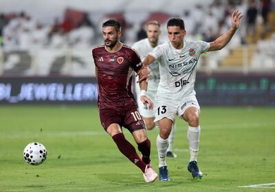 Al Wahda's Dusan Tadic welcomes the backing of the club's devoted fanbase. Chris Whiteoak / The National
