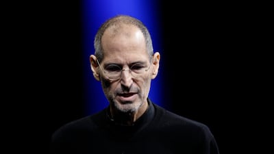 FILE - In this June 6, 2011, file photo, Apple CEO Steve Jobs gives the keynote address at the Apple Worldwide Developers Conference in San Francisco. Apple on Wednesday, Oct. 5, 2011 said Jobs has died. He was 56. (AP Photo/Paul Sakuma)