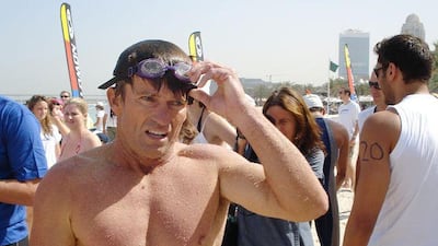 Mark Pringle, the Australian triathlete, is battling for life at Mafraq Hospital. Courtesy Pringle Family