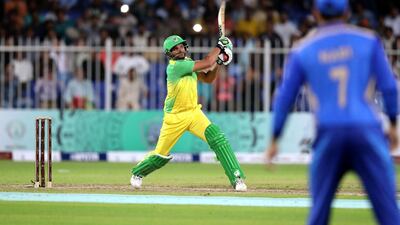 Shahid Afridi's Pakhtoons are back in action on Saturday in the T10 League. Chris Whiteoak / The National