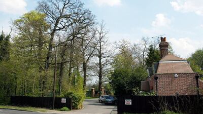 David and Victoria Beckham's former house, dubbed Beckingham Palace. Gareth Cattermole / Getty Images