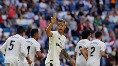 Mariano Diaz scored twice to lead Real Madrid to victory over Villarreal. EPA