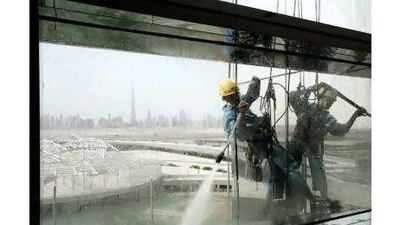 A reader says robot window cleaners could spare humans from life-threatening work. Mike Young / The National
