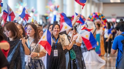 Events such as Philippines Independence Day, regularly celebrated in the UAE, can help you stay connected with your culture. Leslie Pableo for The National.