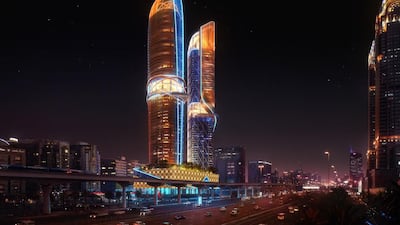 The scheme is off Sheikh Zayed Road.