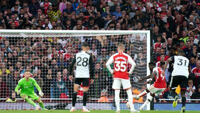 FULHAM RATINGS: Bernd Leno 7: Up against former club, German keeper only had to make regulation saves to make right up until when he had to pick ball out of net following Saka’s penalty. Tipped over Vieria shot at death. PA