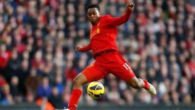 Liverpool’s Daniel Sturridge has picked up the scoring slack for his team since the suspension of Luis Suarez. AP Photo