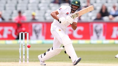 Shan Masood of Pakistan bats during Day 4 of the second Test against Australia in Adelaide on December 2, 2019. Getty