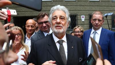 Placido Domingo resigned yesterday as general director of the Los Angeles Opera and withdrew from future performances at the company, following multiple allegations of sexual harassment. AP