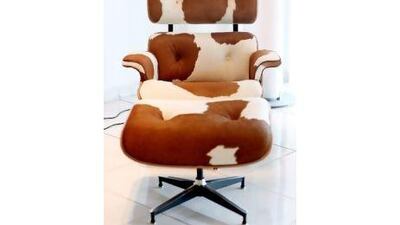A copy of the Eames lounge chair at Objekts of Design. Amy Leang / The National