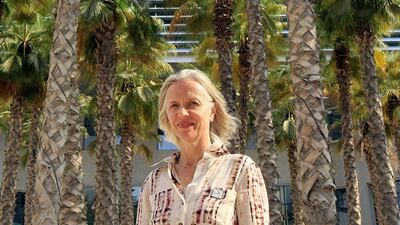 Mariet Westermann has returned to Abu Dhabi after nearly a decade. Satish Kumar/ For the National