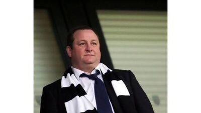 Mike Ashley, the Newcastle owner, is calling for pay-per-view fees to be cu. Chris Ratcliffe / AFP Photo