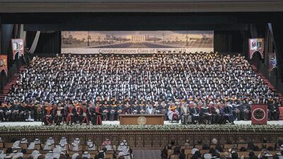 A total of 610 AUS students graduated in a ceremony on Saturday. Wam