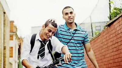 Fady Elsayed and James Floyd star as brothers on an estate in Hackney in My Brother the Devil. Courtesy Eitienne Bol