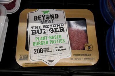 A Beyond Meat Burger. The company generated a total return of about 209 per cent by the end of 2019. Reuters