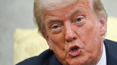 US President Donald Trump said of the Grand Ethiopian Renaissance Dam: 'If I am Egypt, I want to have water in the Nile and we are working on that.' AFP