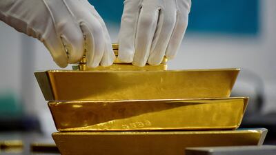 Gold prices have risen more than 40 per cent since the start of the year. Reuters