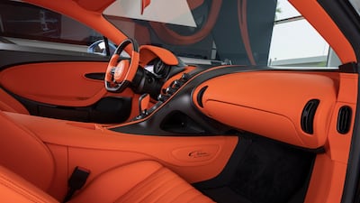 It's an eye-catching interior, for sure.