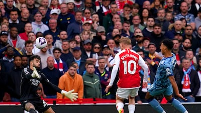 Aston Villa's Ollie Watkins scores their second goal. PA