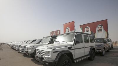 The car prizes for the final day.